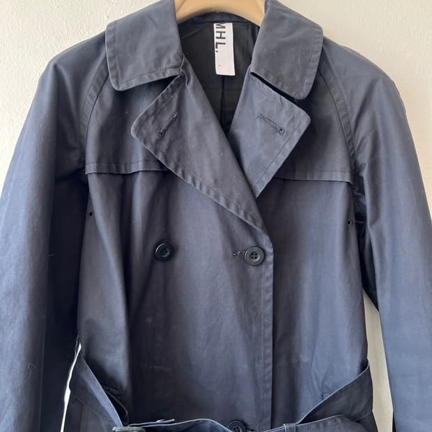 마가렛호웰 MHL여성 네이비 트렌치코트 간절기코트