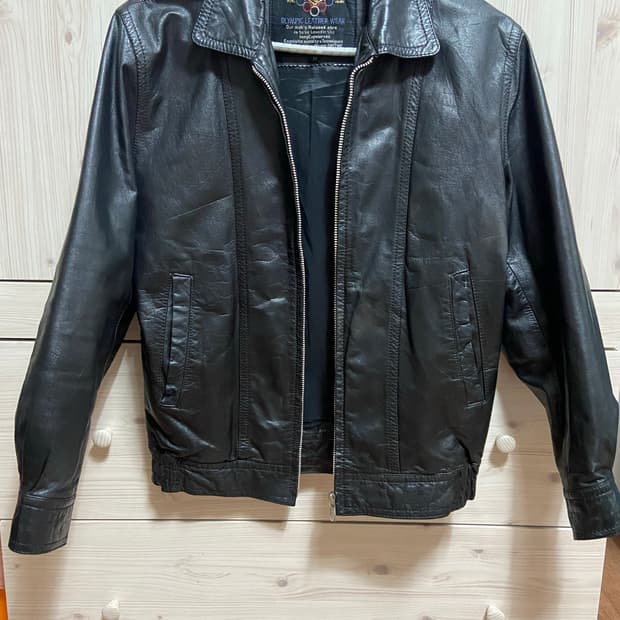 [m] 80-90s 일본 빈티지 양가죽 가죽자켓