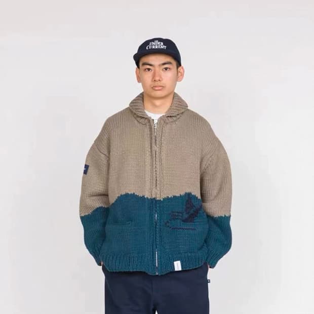 디센던트 Descedant 코위찬 니트자켓 M(105)