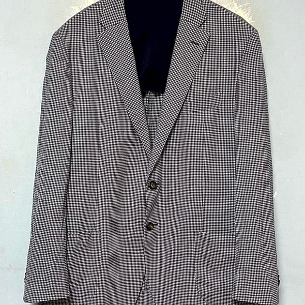 ROGATIS 로가디스 남자 여름자켓 블레이저 체크 투버튼 XL 105