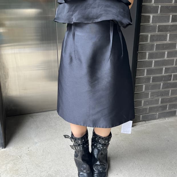 Jil sander 질샌더 입체 핀턱 스커트