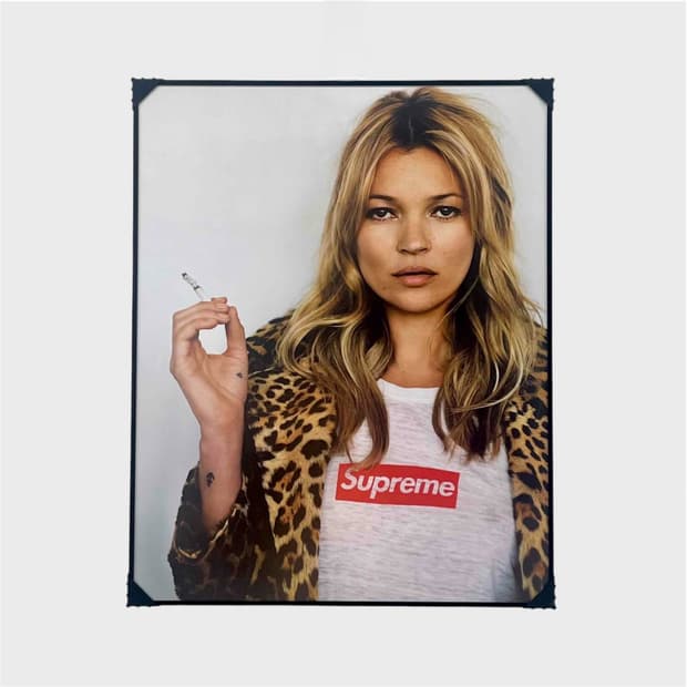 슈프림 케이트 모스 포스터 정품 (액자포함) Supreme