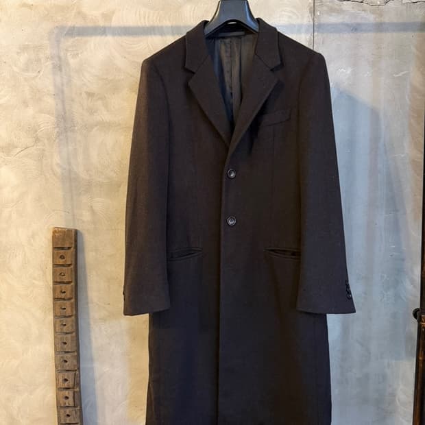 아르마니 꼴레지오니 체스터필드 코트 100