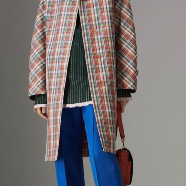 버버리 퀸던 여성 트렌치 카 코트