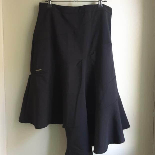 Miseki seoul Diagonal midi skirt