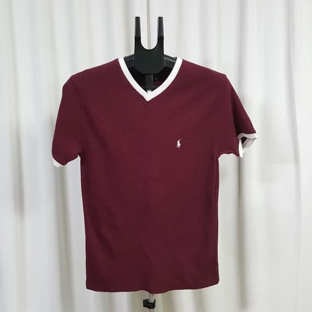 폴로 여성 브이넥 반팔 티셔츠 95