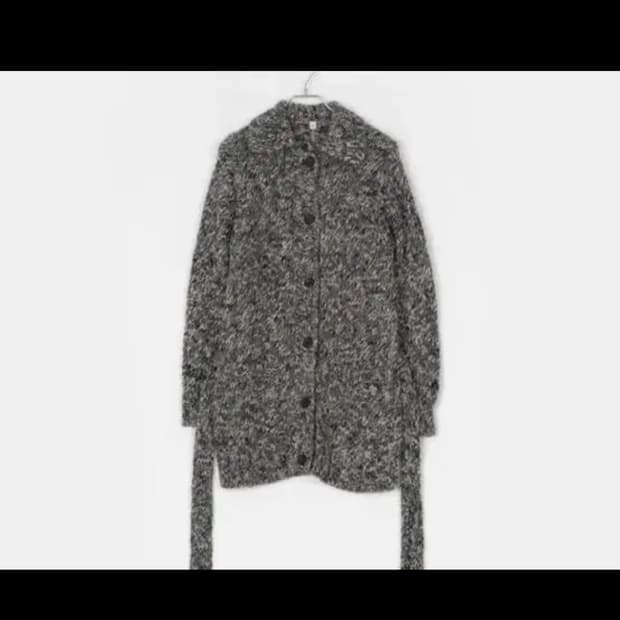 유니클로 알파카 니트 로브 가디건 빈티지