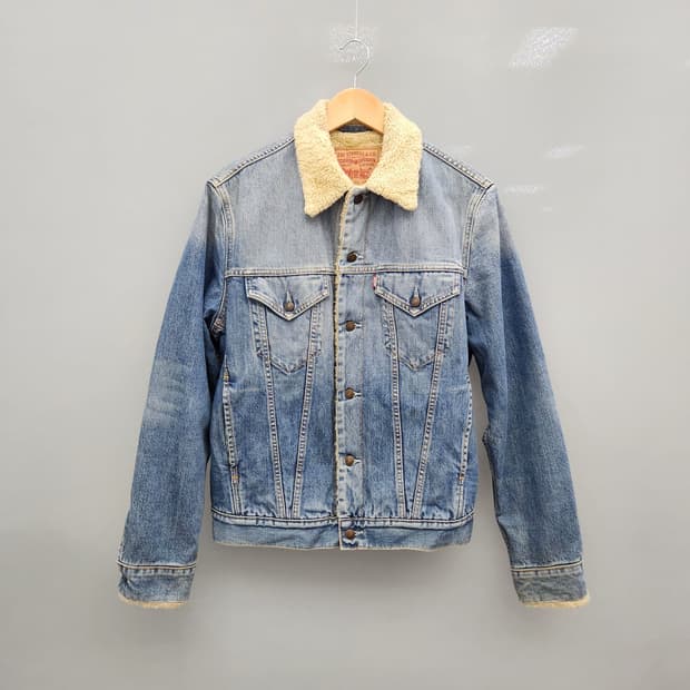 리바이스 데님 쉐르파 자켓