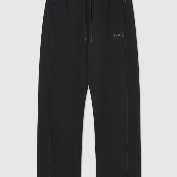 노이스 파라코드 파이핑 스웻 팬츠 M 블랙