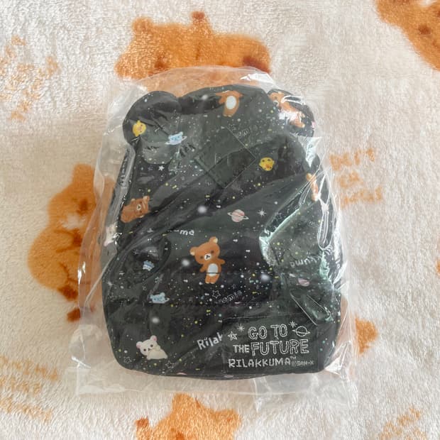San-X 리락쿠마 스페이스 백팩 미니 파우치 