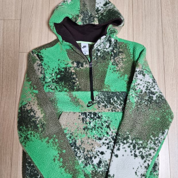 쉐르파 뉴 나이키 에센셜 반집업 후드티 M