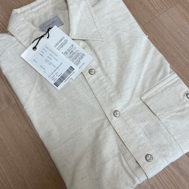 유스 웨스턴 커팅셔츠 M