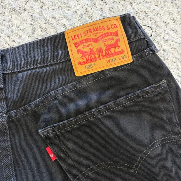 N8. 리바이스505 블랙 팬츠