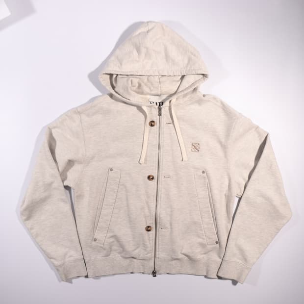 새터 크롭 후드집업 B238