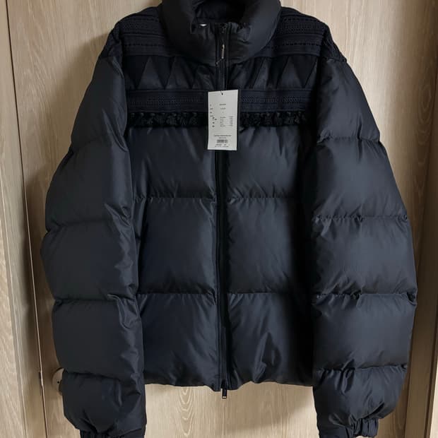 언더커버 23aw Tribal Motif 스캡 다운패딩 블랙 4