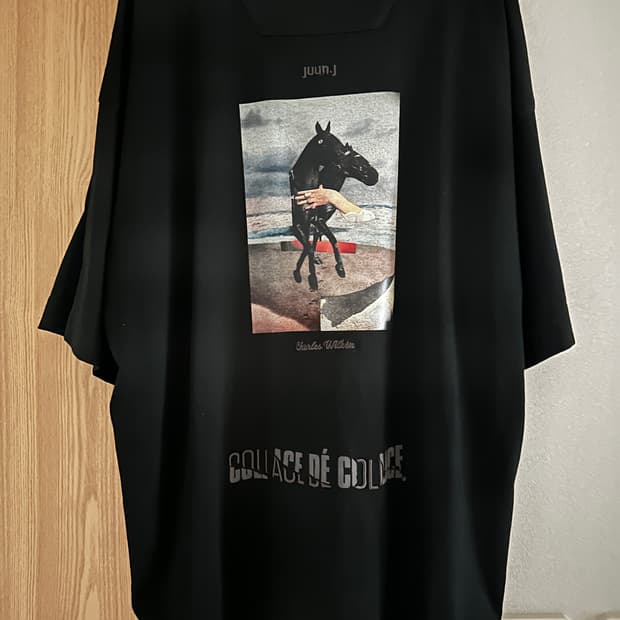 (L)24FW 준지 오버핏 반팔티(블랙)