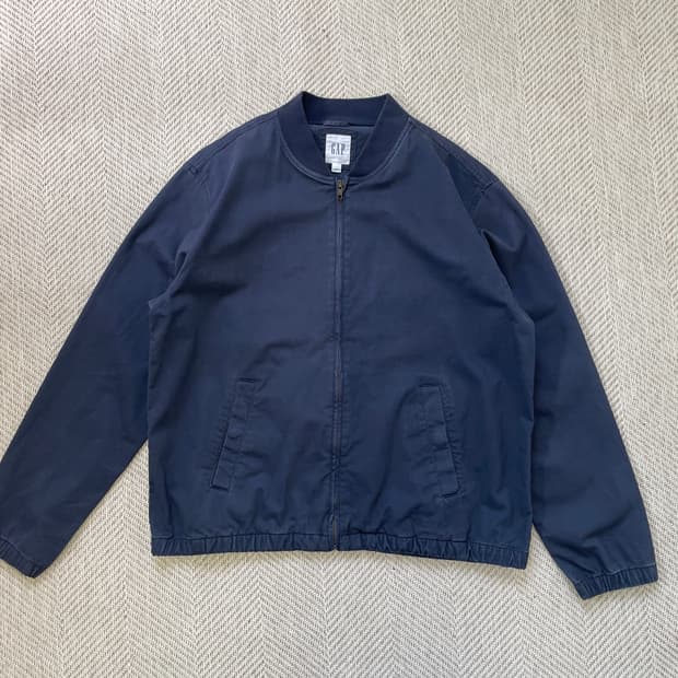 빈티지 올드 갭 네이비 봄버 자켓 