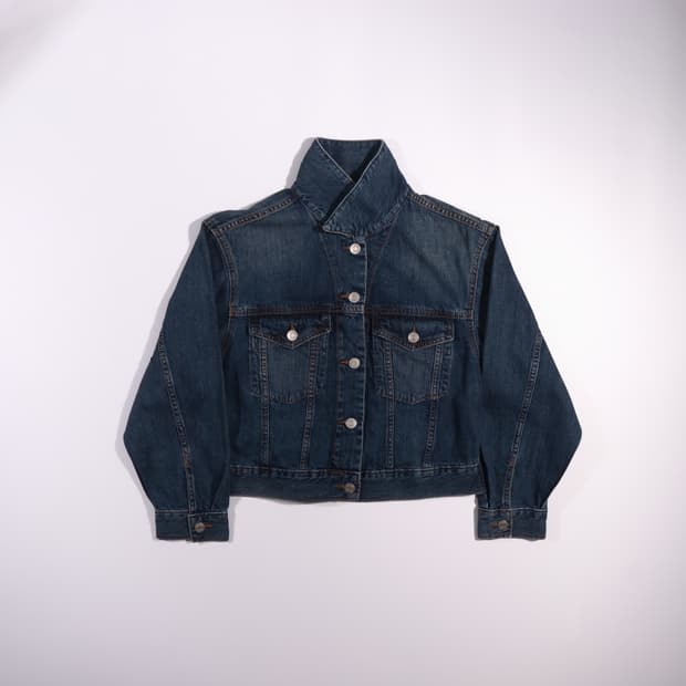 갭 로고 크롭 청자켓 B351