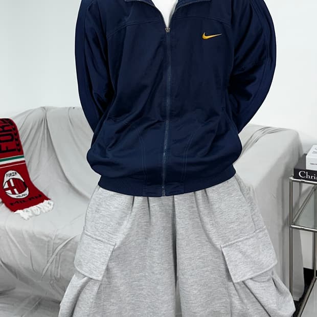 나이키 00s 올드스쿨 빅로고 져지 S