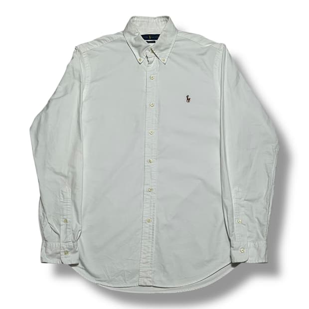 Polo Ralph Lauren 정품인증 클래식 핏 화이트 코튼 셔츠