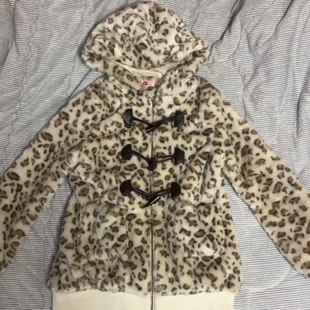 앙크루즈 네코미미 호피 폼폼이 오네갸루 더플코트