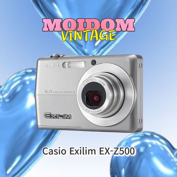 작례⭕️ 카시오 EX-Z500 실버 Casio 디카 카메라