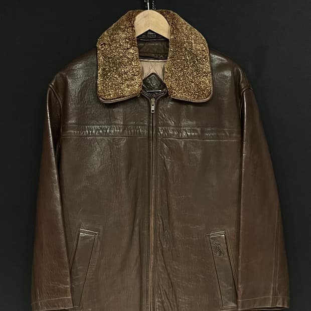 90's 입생로랑 양가죽 자켓