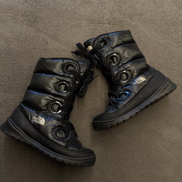 노스페이스 덕 패딩 부츠 처분 