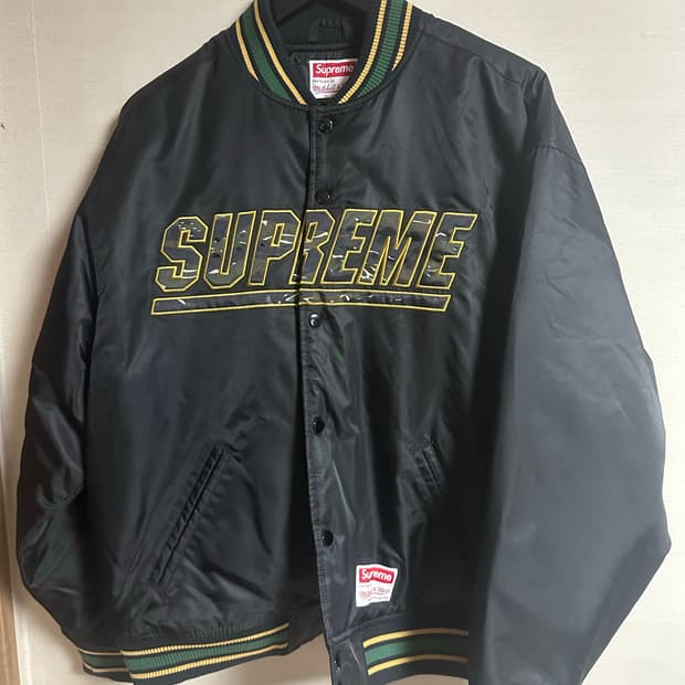 슈프림 미첼앤네스 바시티자켓