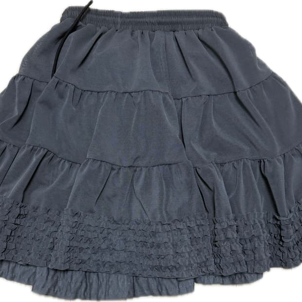 플리즈프로젝트 매쉬 미디스커트