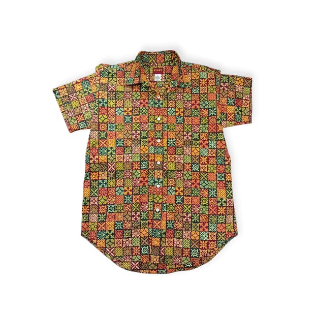 빔즈 빈티지 반팔셔츠