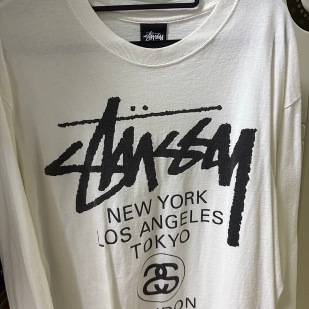 스투시 월드투어 롱슬리브