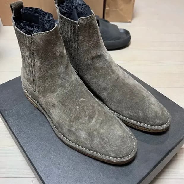 생로랑 스웨이드 첼시부츠 41