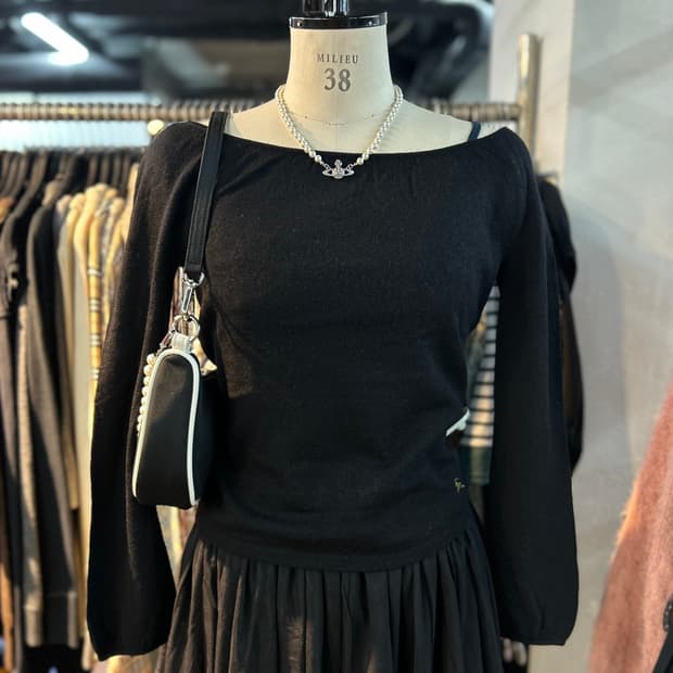 Burberry Gold Logo Knit Feminine Top