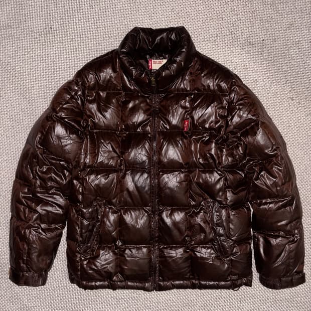 리바이스 유광 패딩