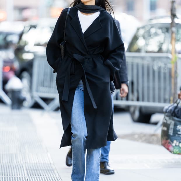 산드로 캐시미오 혼방 코트 블랙 43