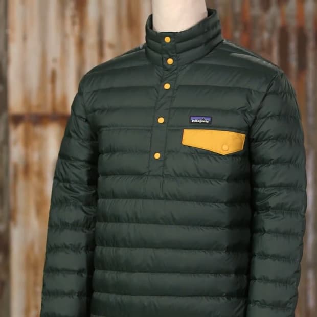 파타고니아 멘즈 다운 스냅-T 풀오버