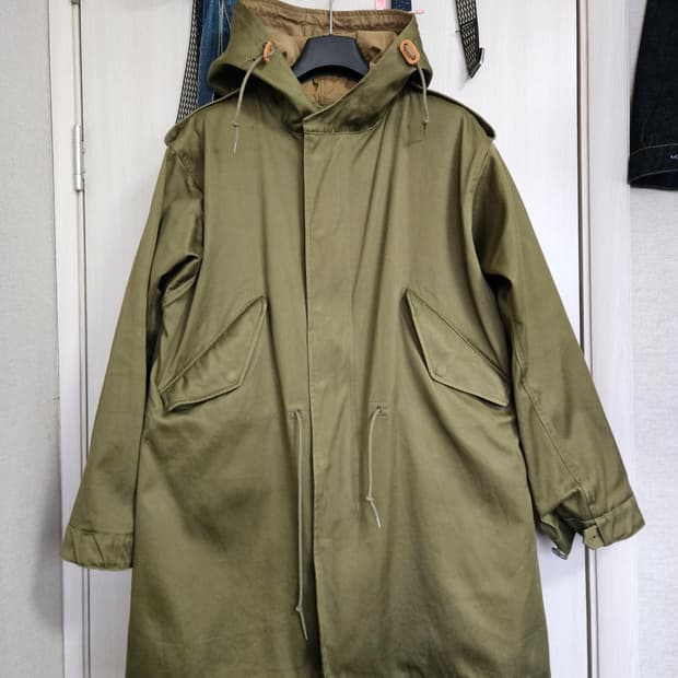 브론슨 m51 피쉬테일 파카 m 사이즈 외피 단품