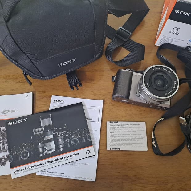 SONY a5100 미러리스 카메라