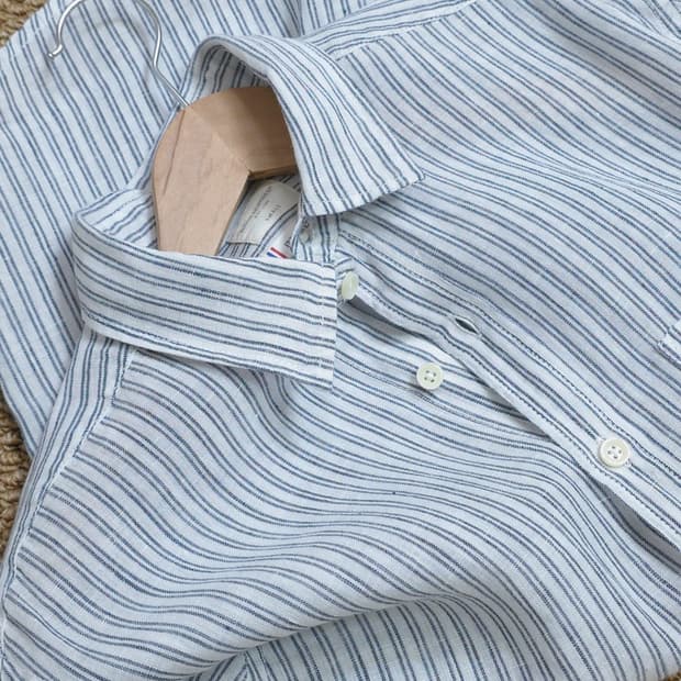 BACK NUMBER 린넨100셔츠