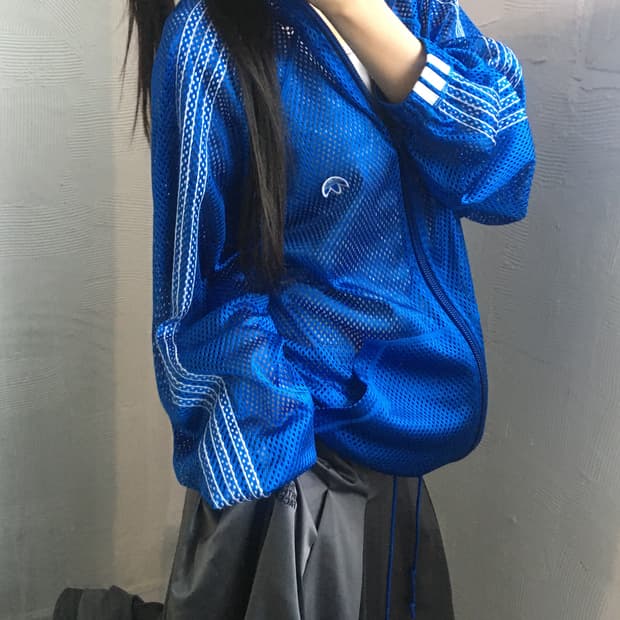 Adidas Originals by Alexander Wang 메시 블루