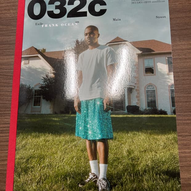 032c 매거진 #33 프랭크오션 커버