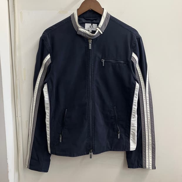 N309 알마니 라이더 바이커 자켓 아르마니