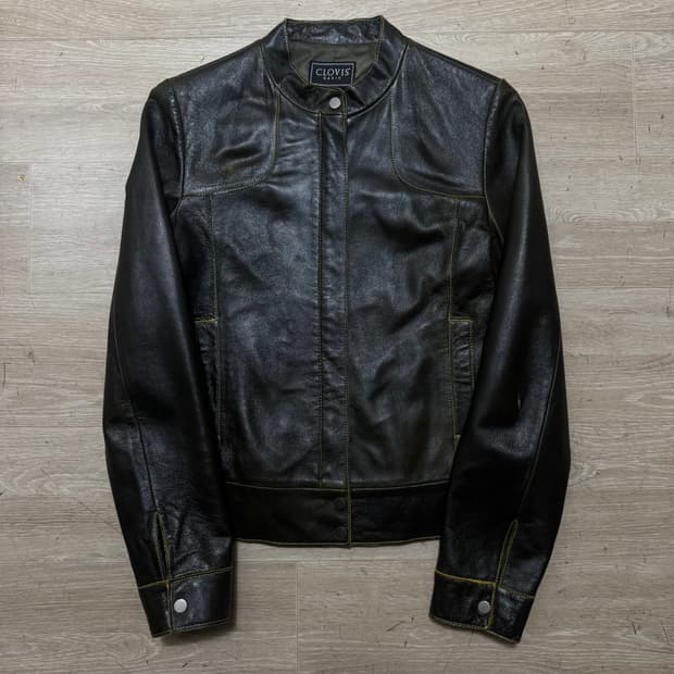 클로비스 여성 양가죽자켓