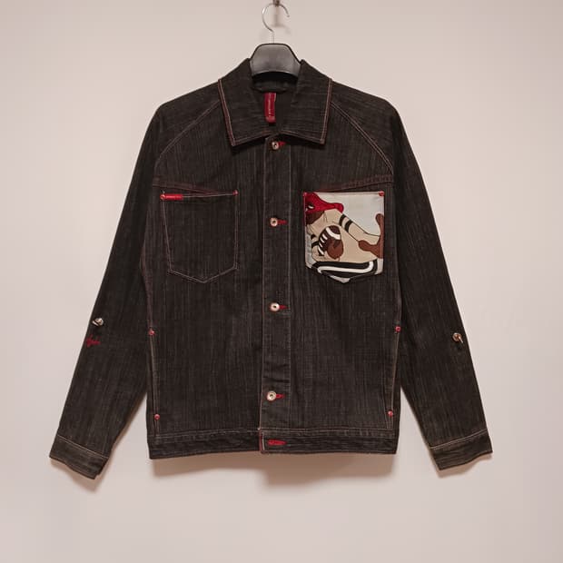 플레티넘 후부 흑청자켓