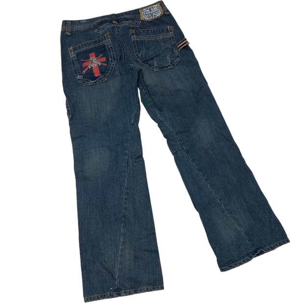 Vintage 부츠컷워싱데님진 36