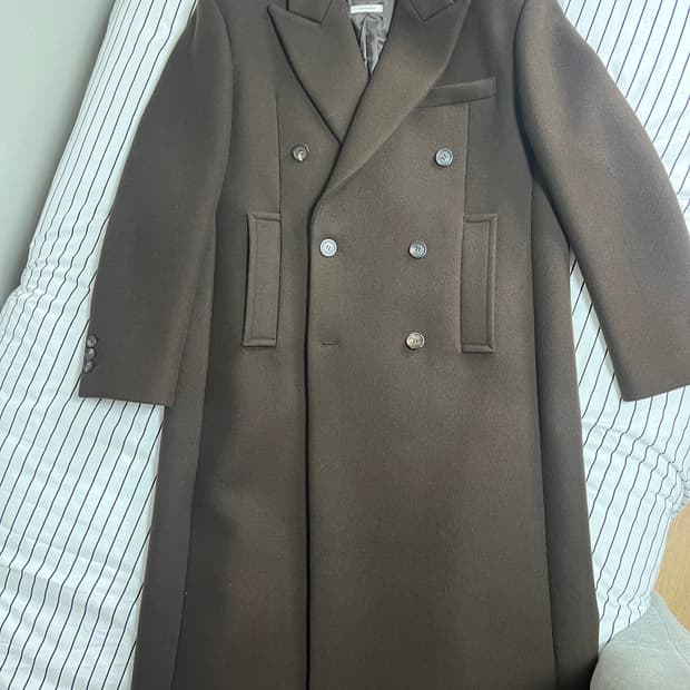 [M] 벨리에 더블코트 브라운