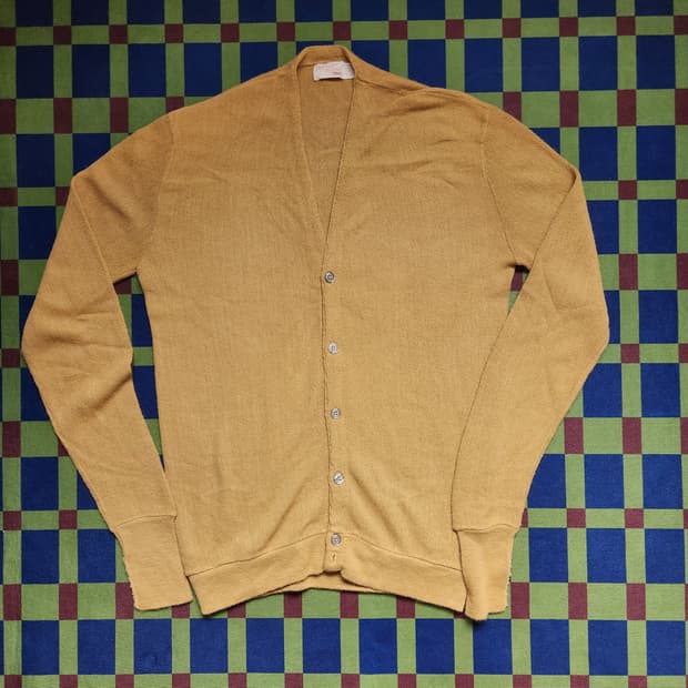 80s JC Penney 폭스 컬렉션 오올론 아크릴 가디건