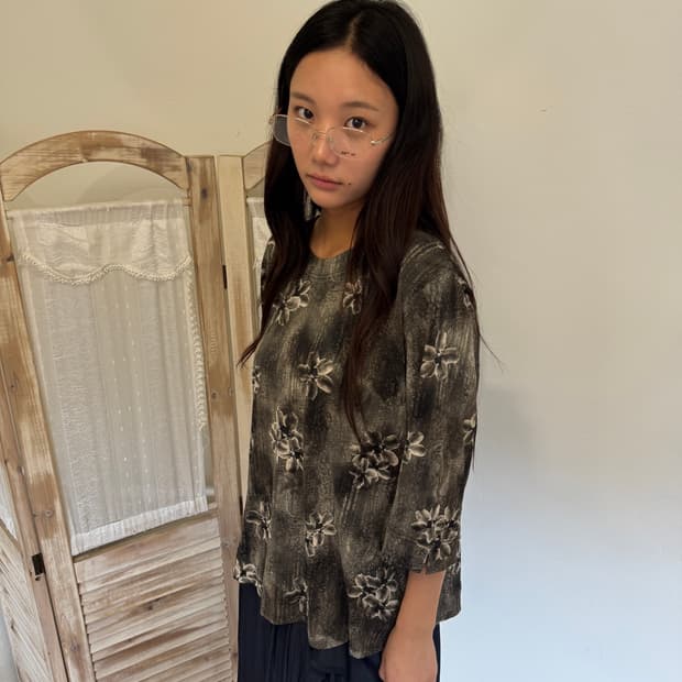 flower vintage top