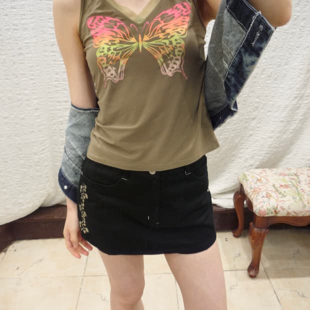 Butterfly sleeveless